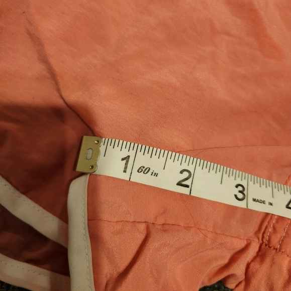 Retro board surf shorts sz 10 coral pink - white piping - Picture 6 of 12